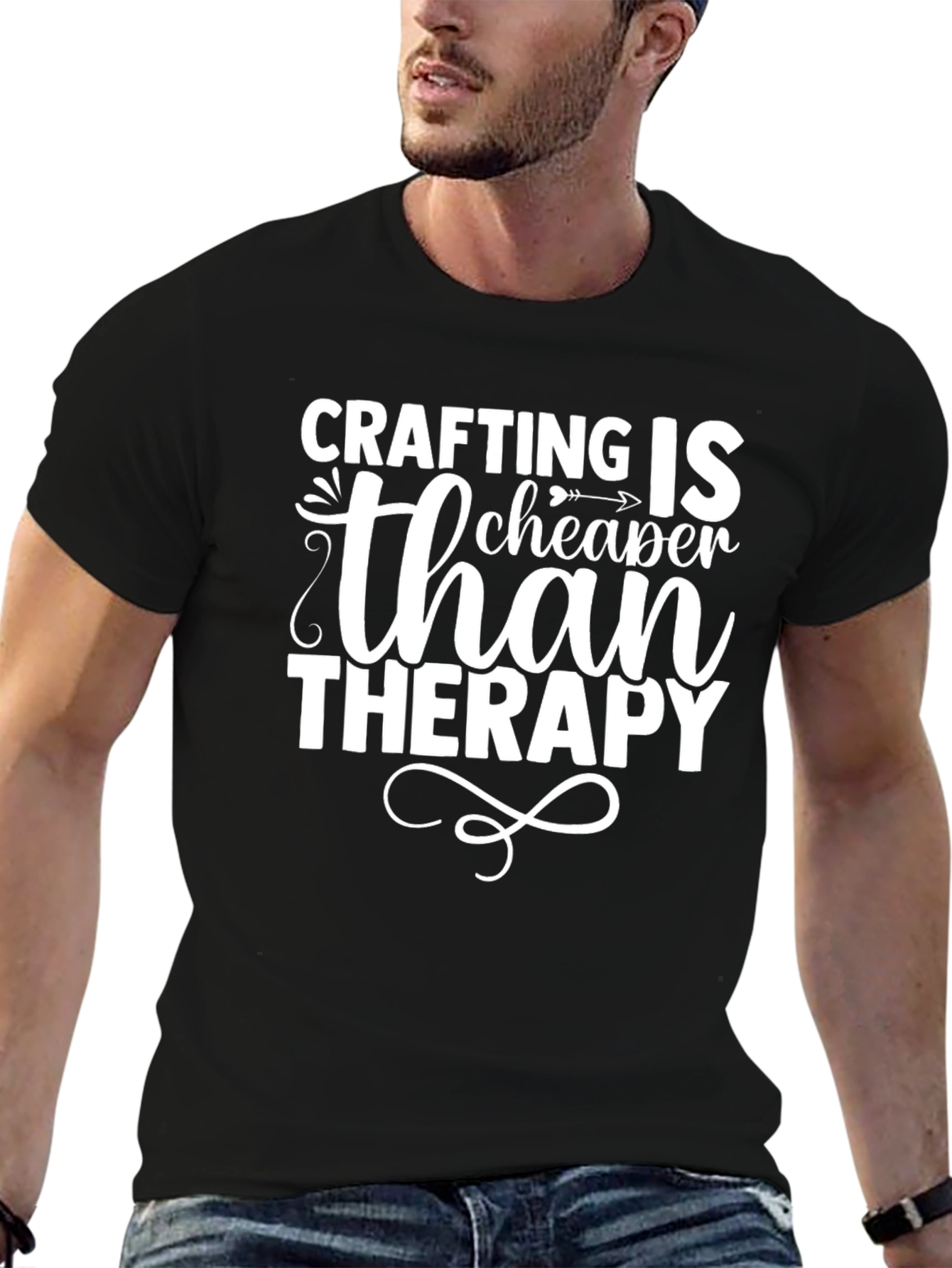Crafting Is Cheaper Than Therapy T-Shirt