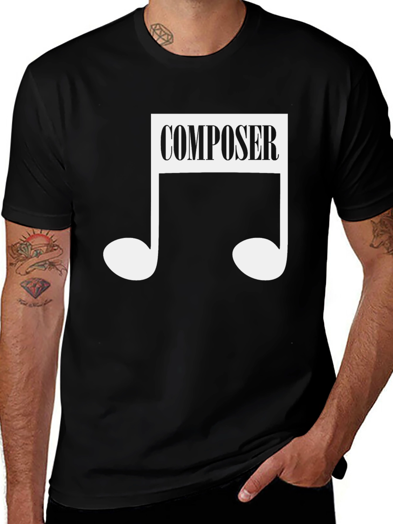 Composer Music Note T-Shirt - Musician Tee