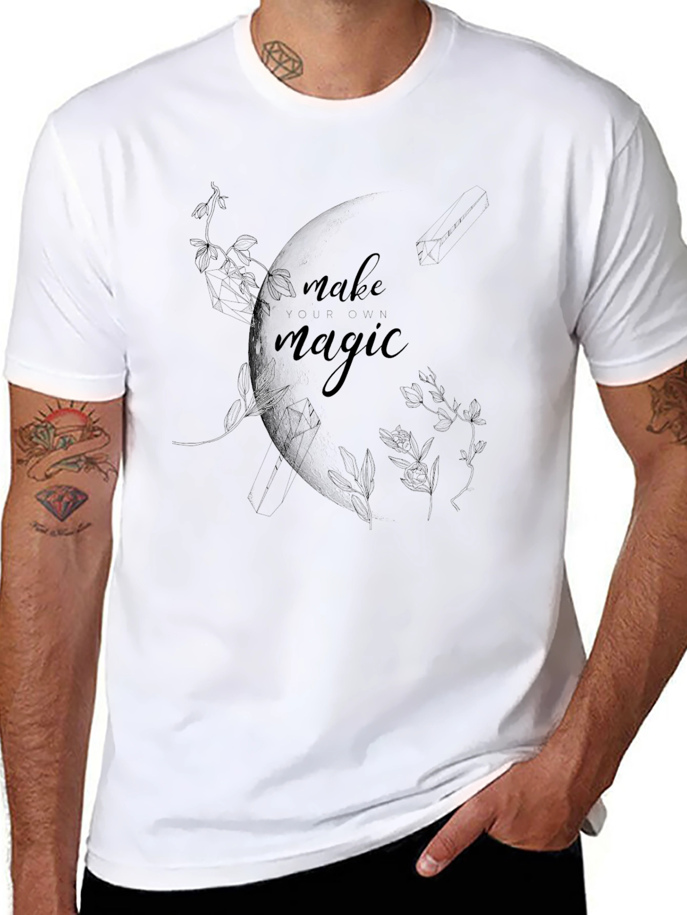 Make Magic Black Graphic Tee