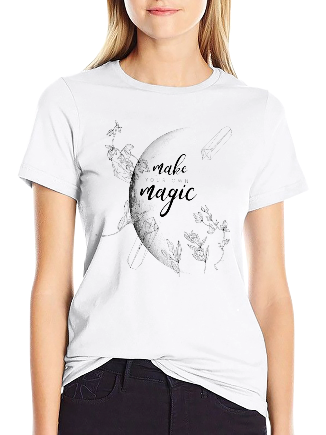 Make Magic Black Graphic Tee