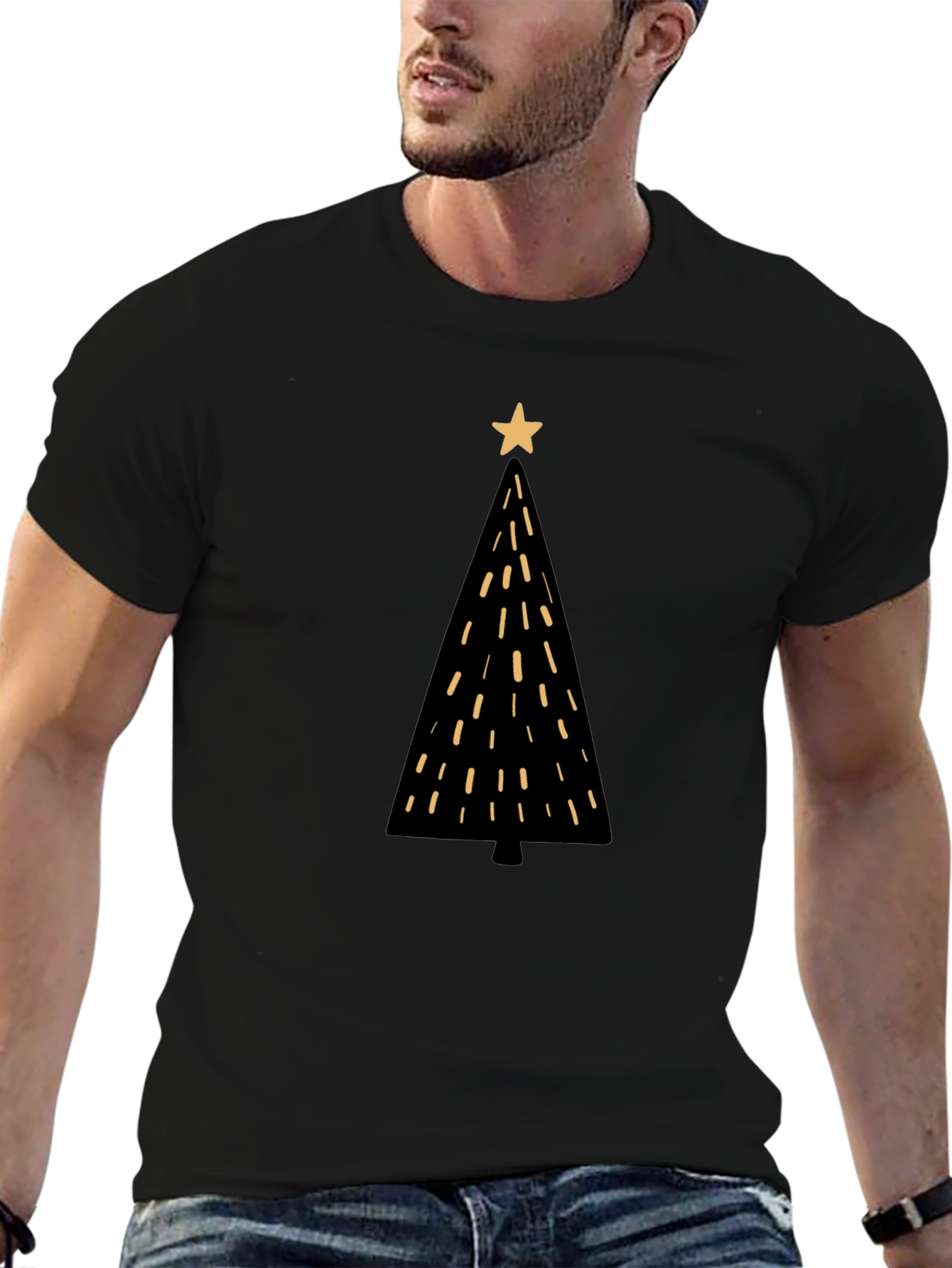Christmas Tree Graphic Tee - Holiday Style