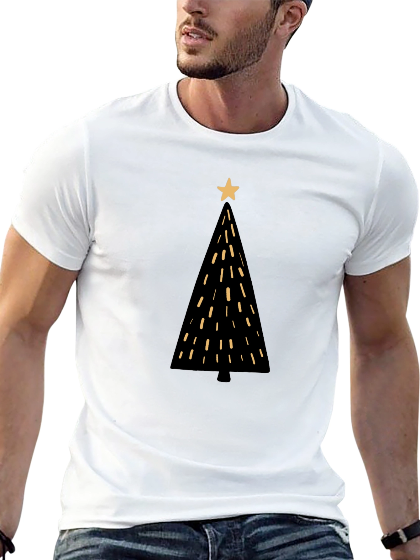 Christmas Tree Graphic Tee - Holiday Style