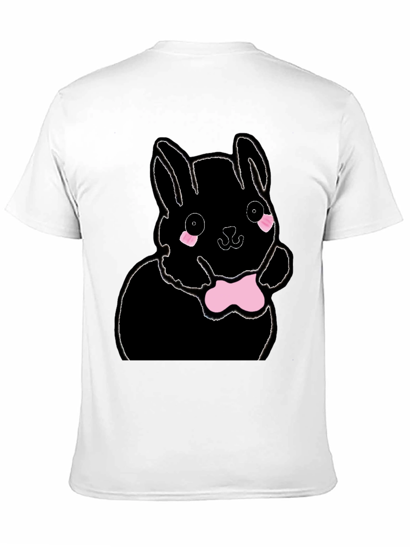 Black Bunny Graphic T-Shirt