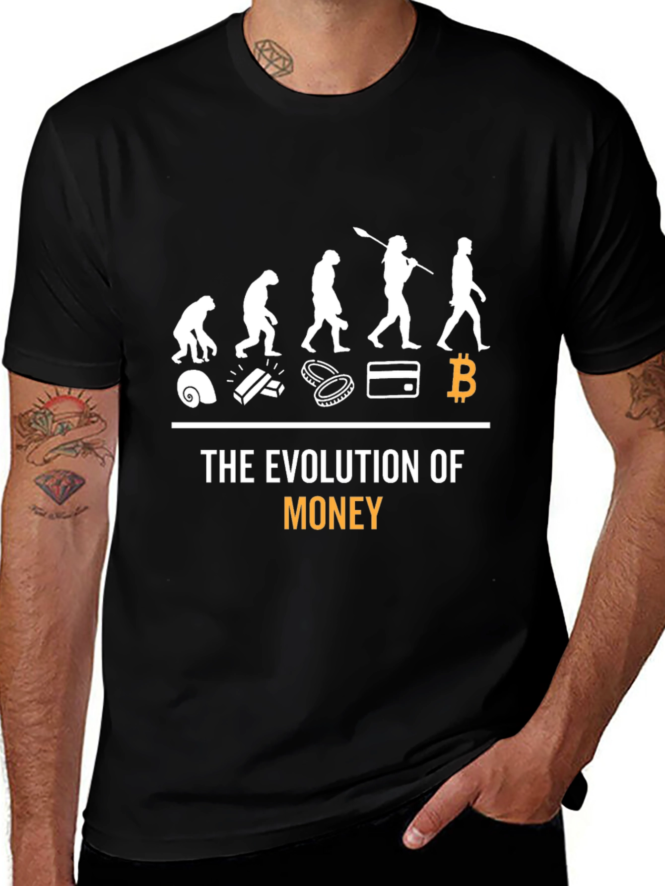Evolution of Money Graphic Tee