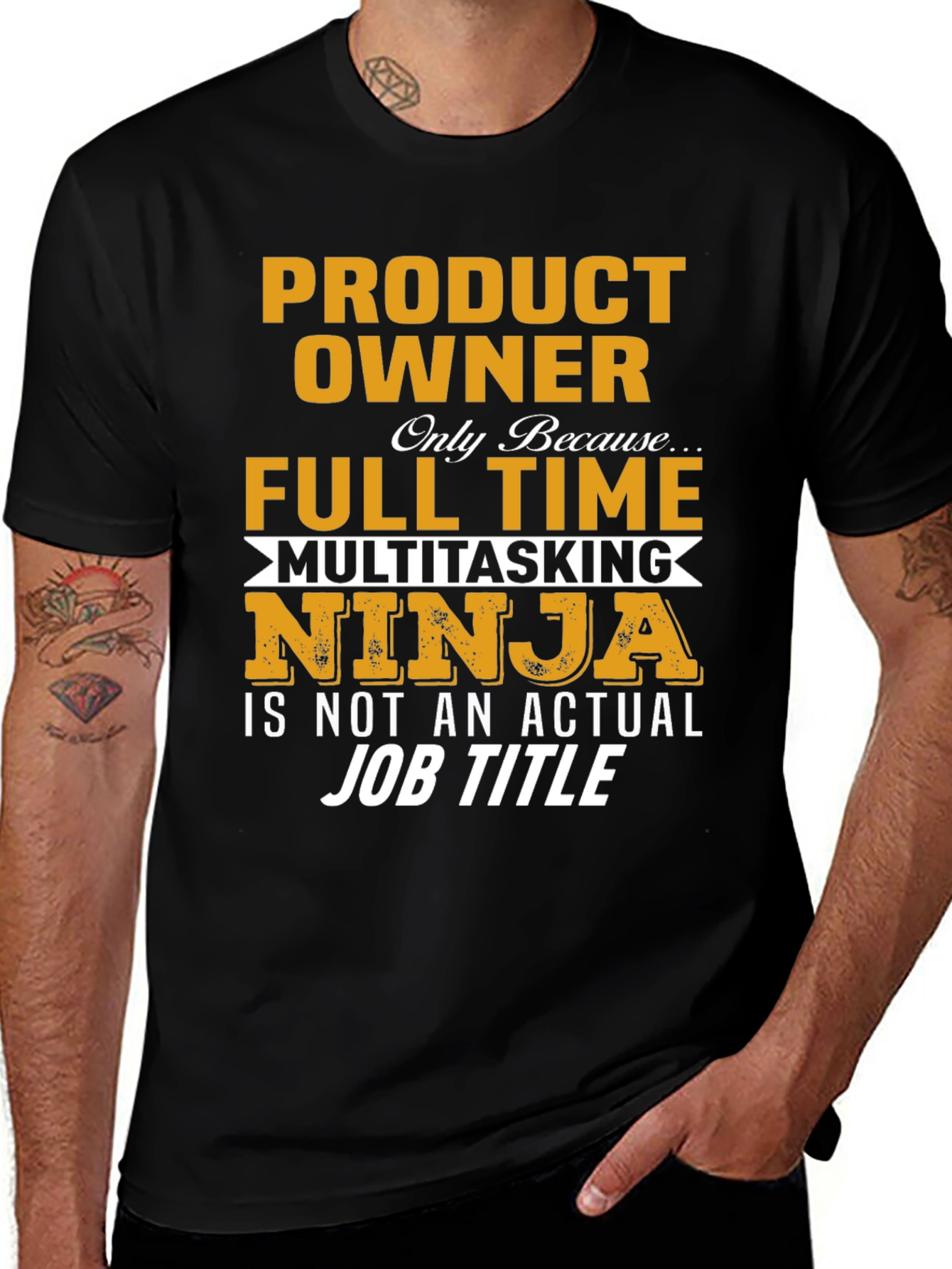 Product Owner Full Time Ninja T-Shirt