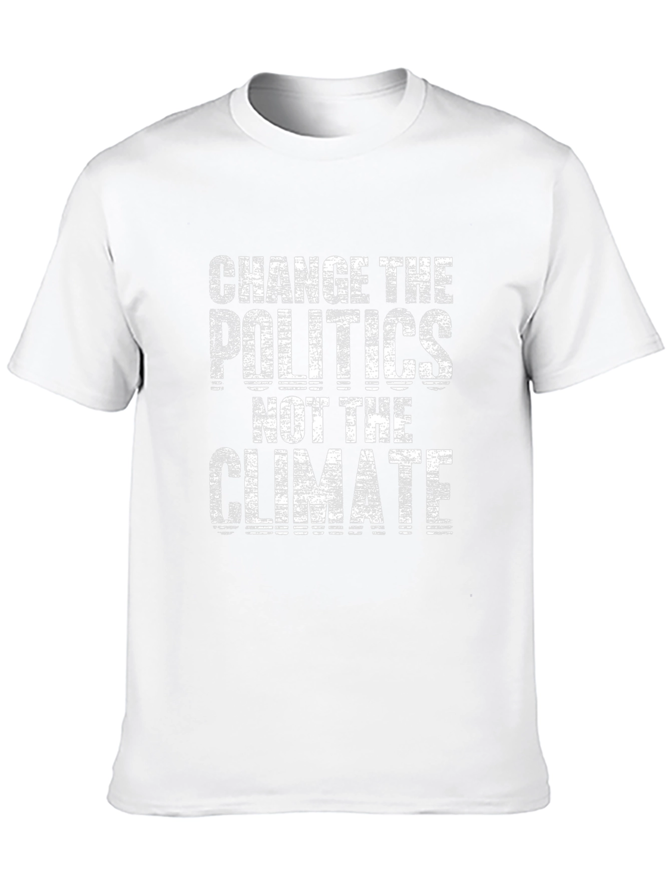 Climate Change Awareness Graphic Tee - Black