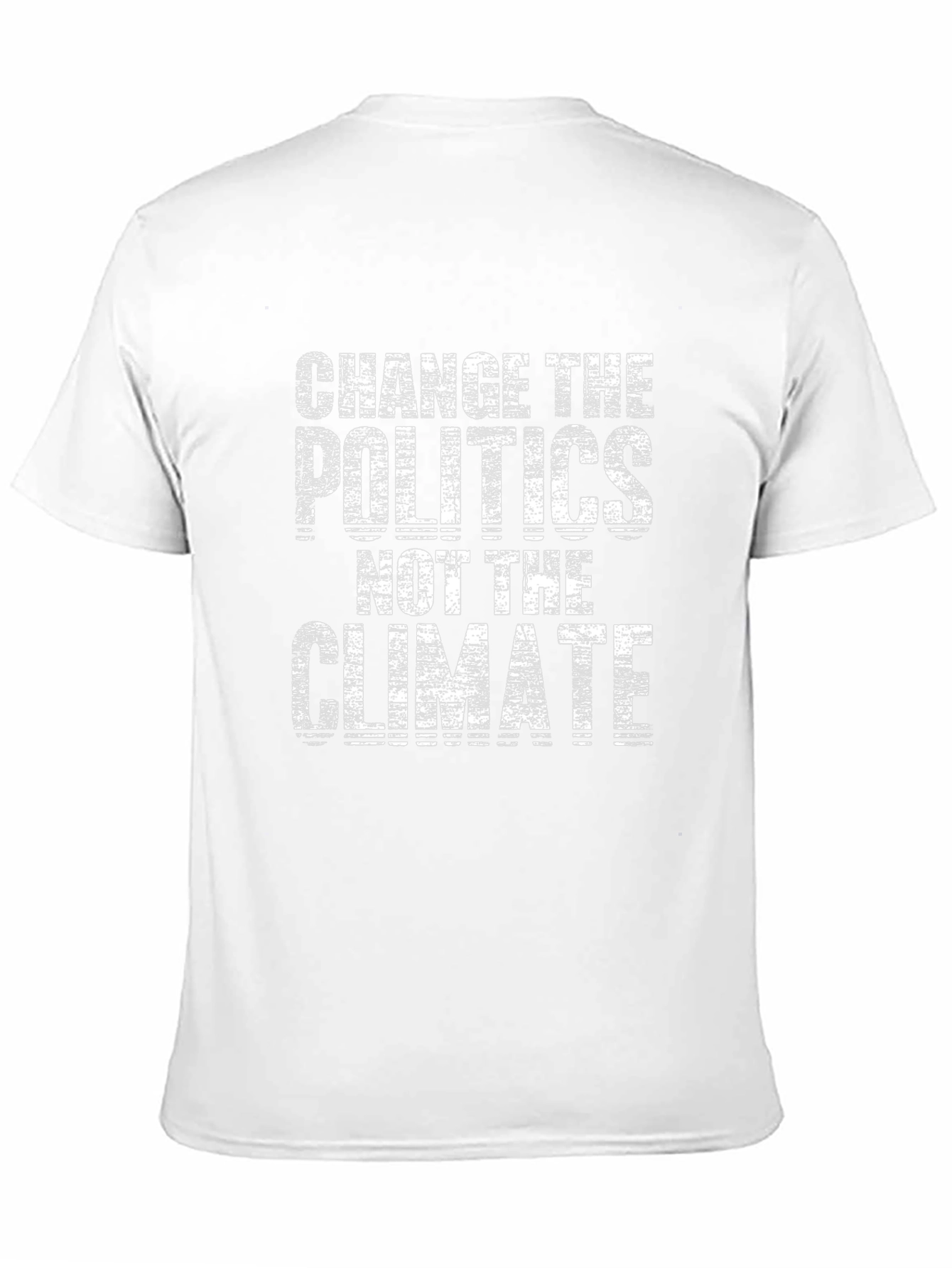 Climate Change Awareness Graphic Tee - Black