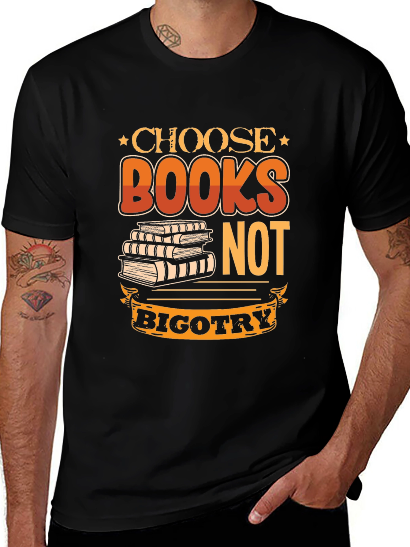 Choose Books Not Bigotry T-Shirt