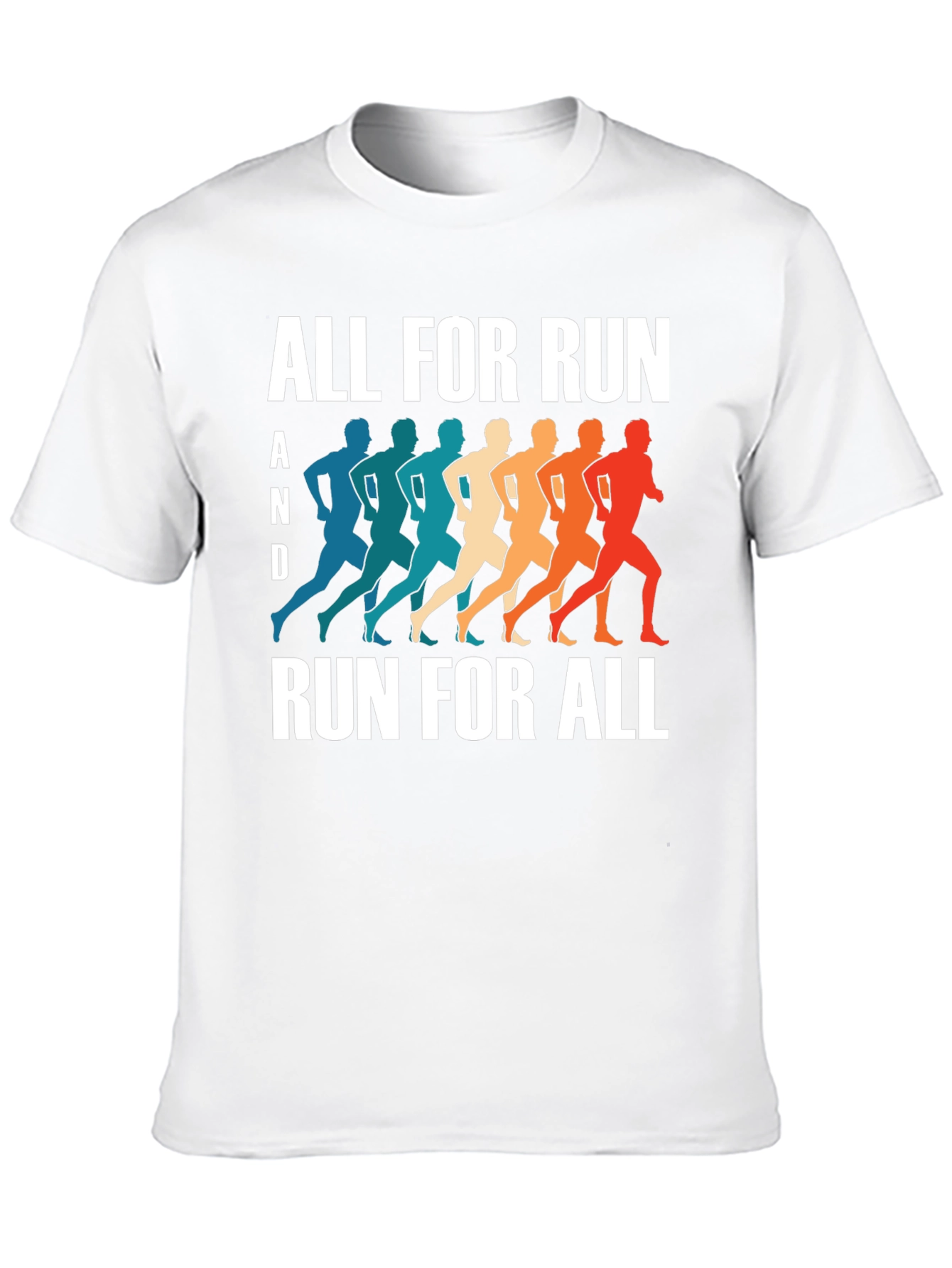All For Run Retro Runner Graphic Tee
