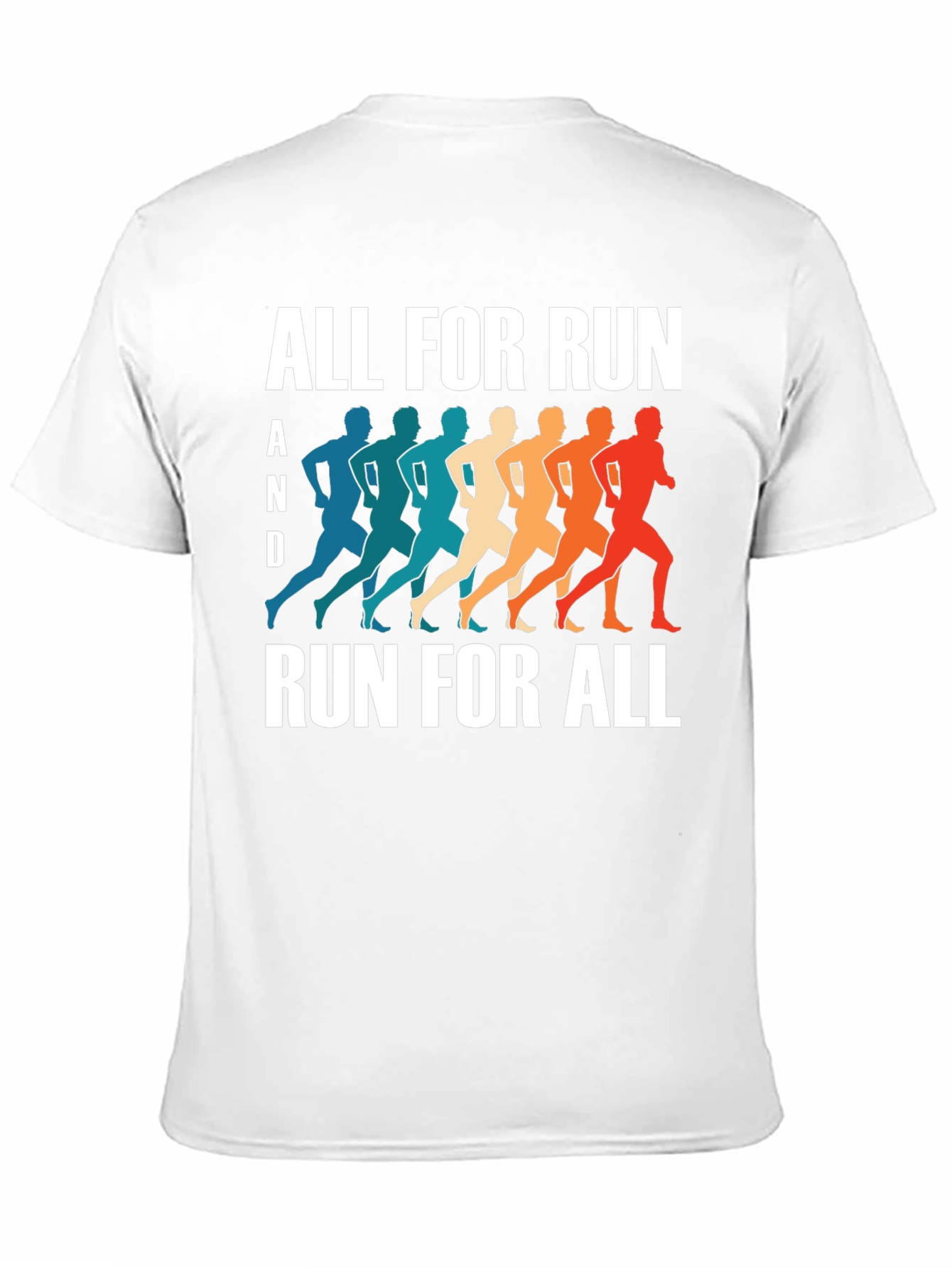 All For Run Retro Runner Graphic Tee