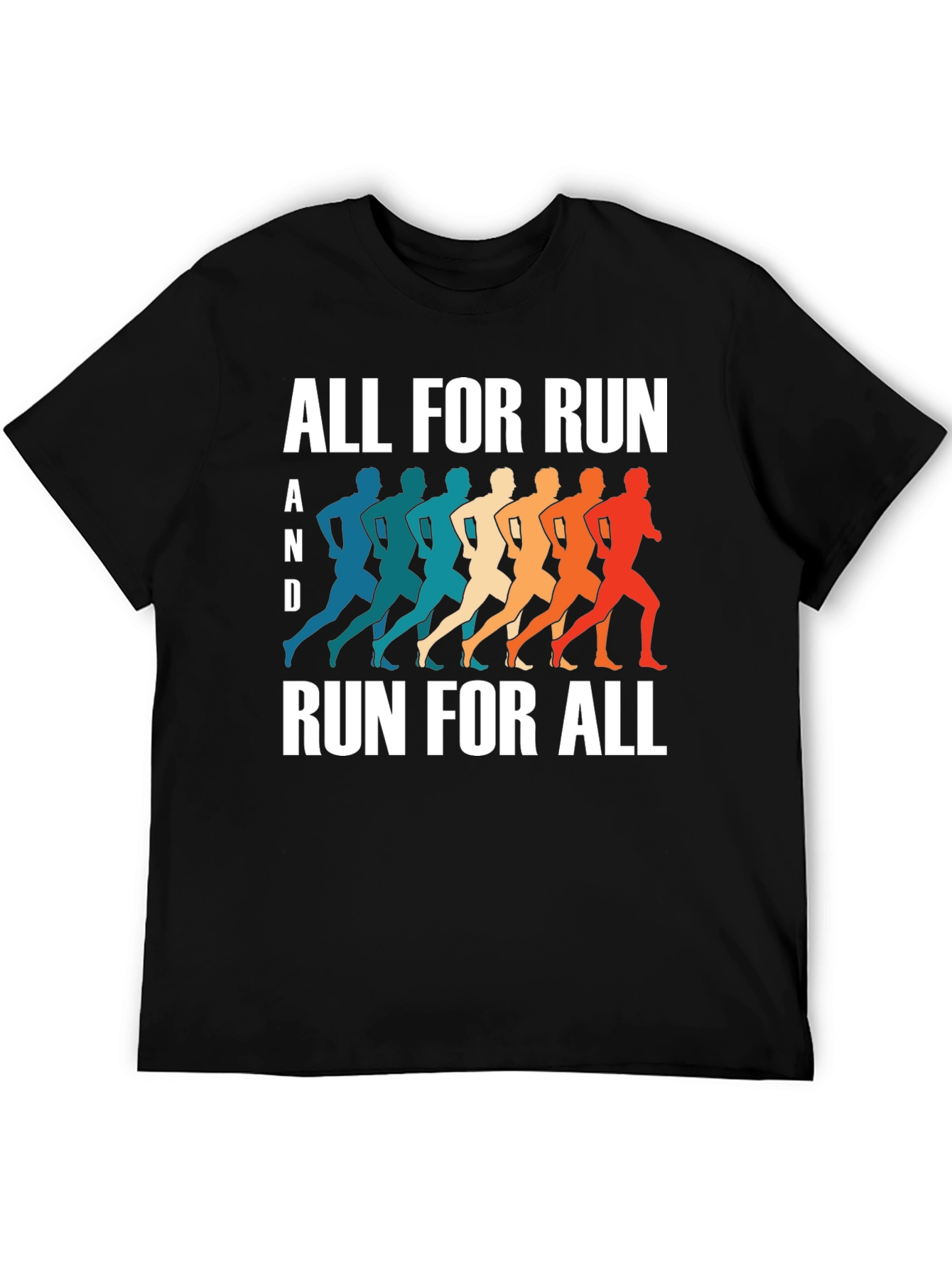 All For Run Retro Runner Graphic Tee
