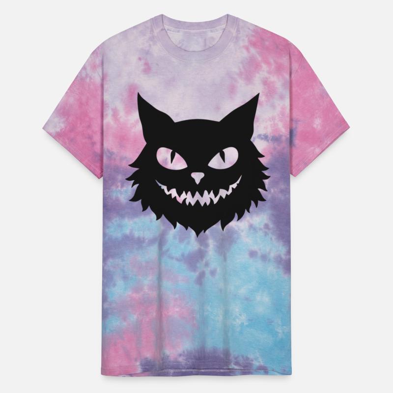 Halloween Cat Face Design Black Eyes Mouth
