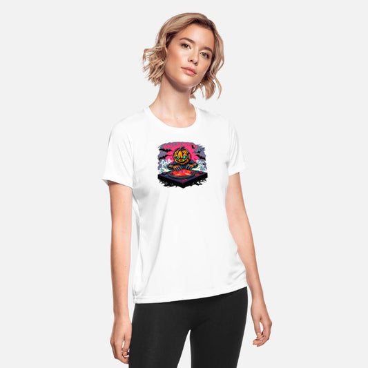 Halloween DJ Pumpkin Head – Spooky Jack T-shirt