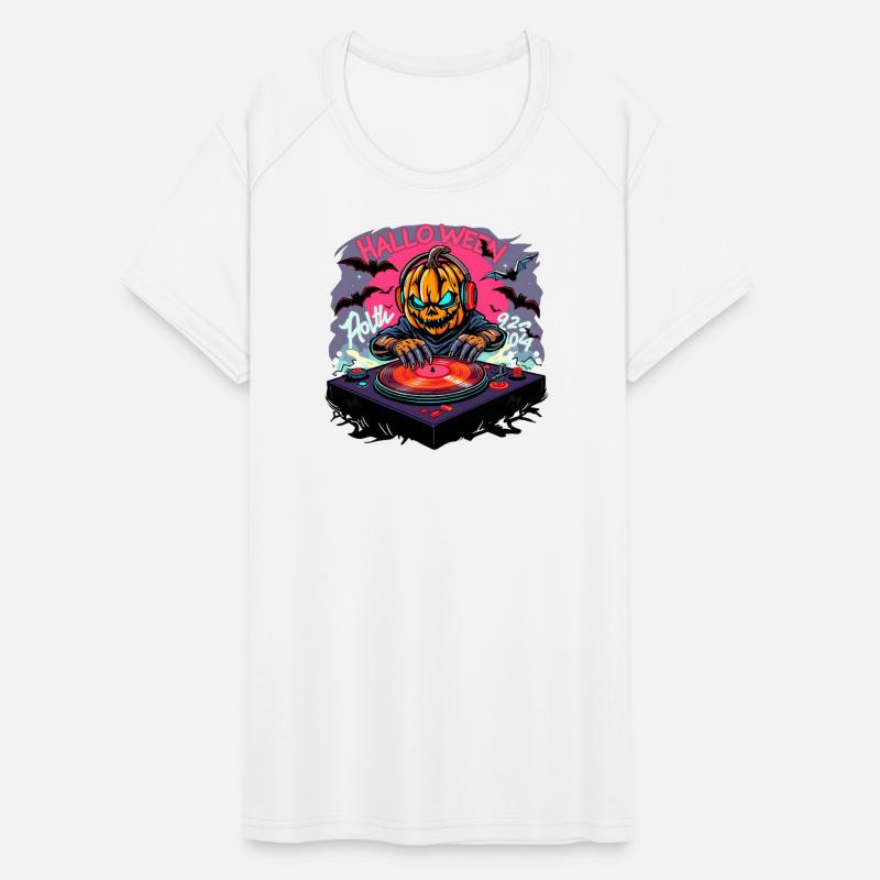 Halloween DJ Pumpkin Head – Spooky Jack T-shirt