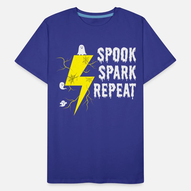 Halloween Electrician Spook Spark Humor Scary