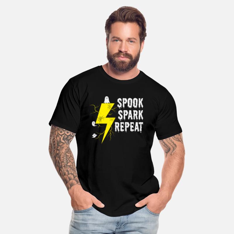 Halloween Electrician Spook Spark Humor Scary