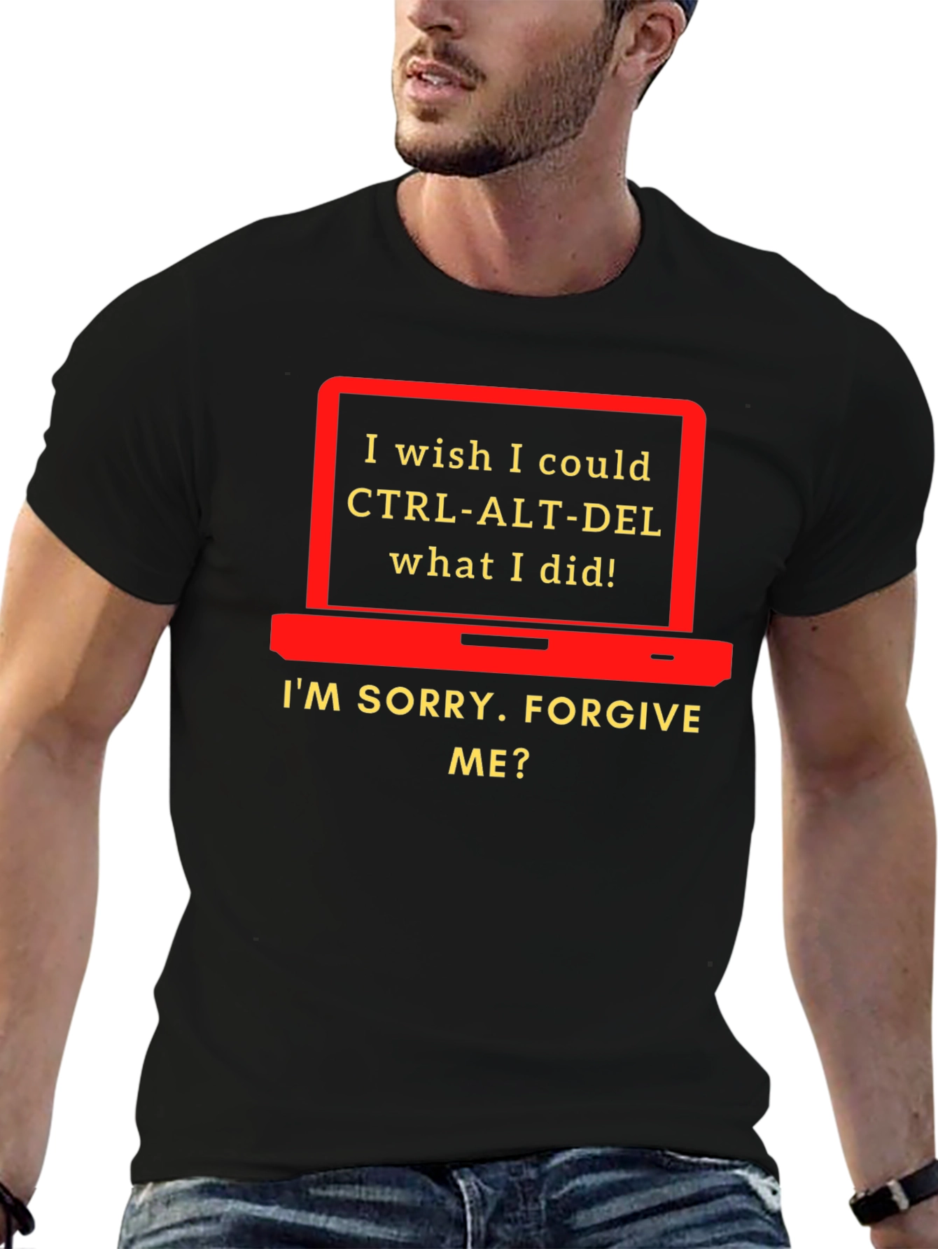 CTRL-ALT-DEL Funny Apology T-Shirt