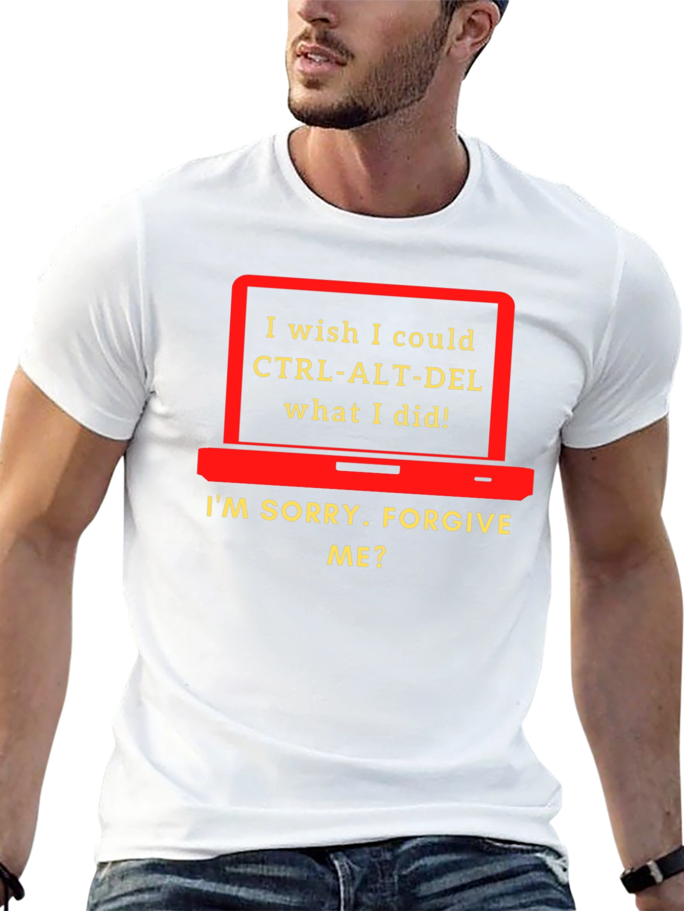 CTRL-ALT-DEL Funny Apology T-Shirt