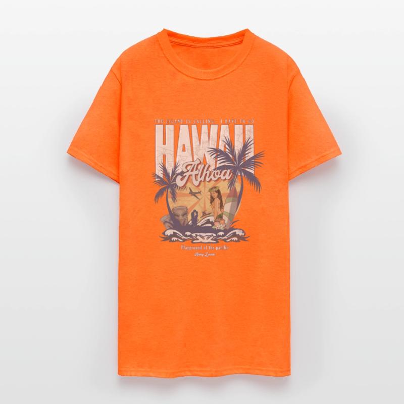 Hawaii Retro Holiday Island Gift USA
