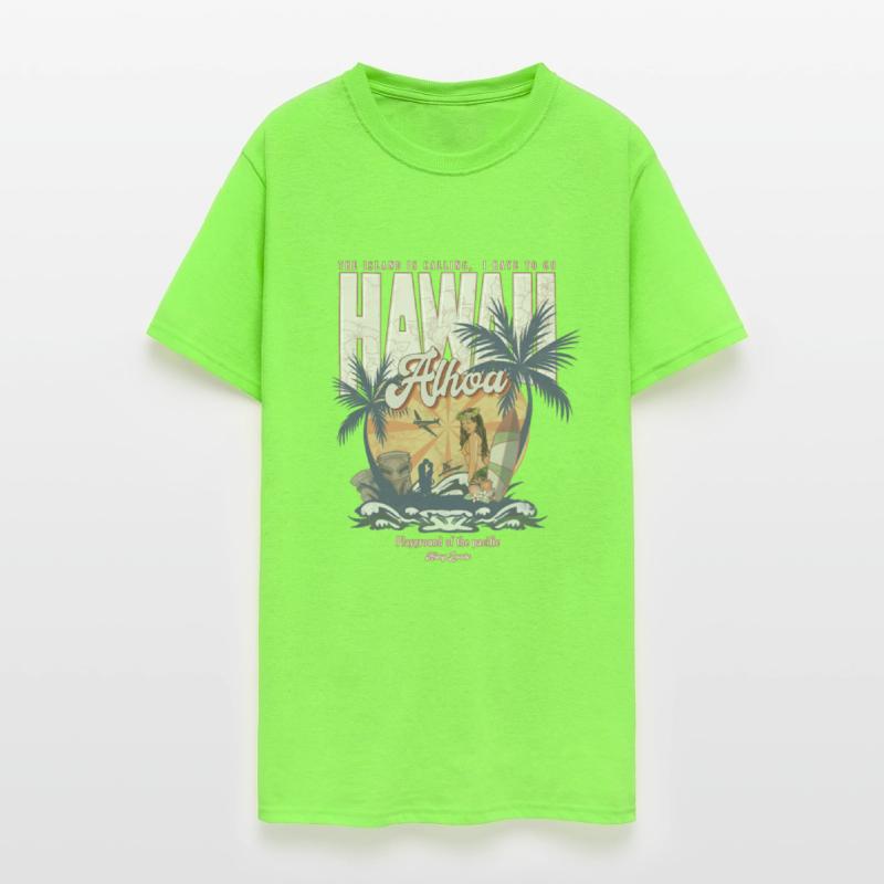 Hawaii Retro Holiday Island Gift USA