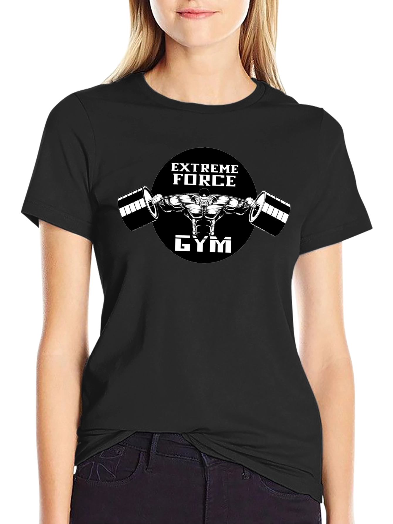 Extreme Force Gym Black T-Shirt
