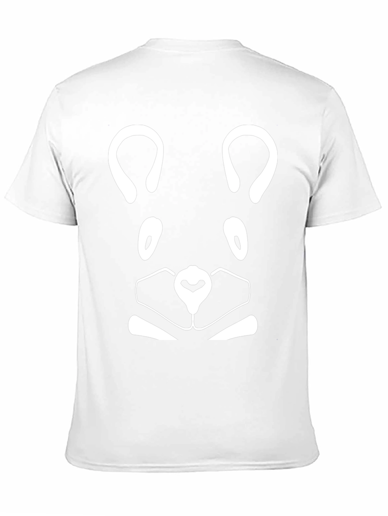 Bear Face Graphic Tee - Black