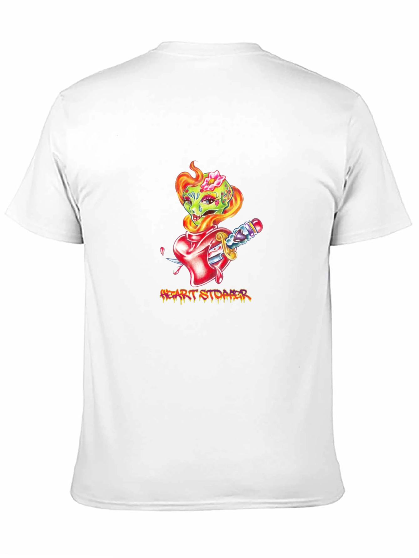 Heart Stopper Graphic Tee - Black T-Shirt