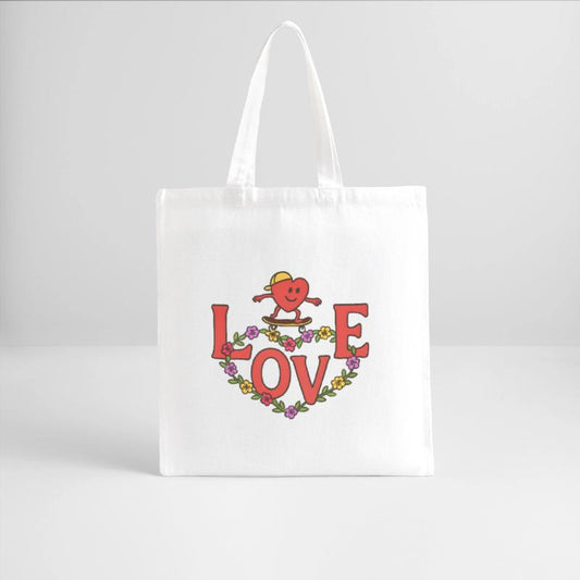 Heart Skater with Floral Frame