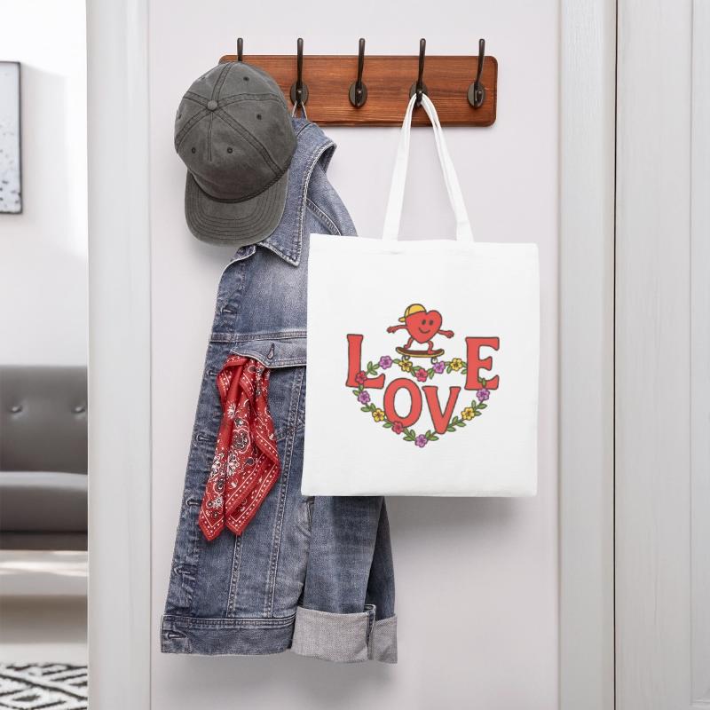 Heart Skater with Floral Frame