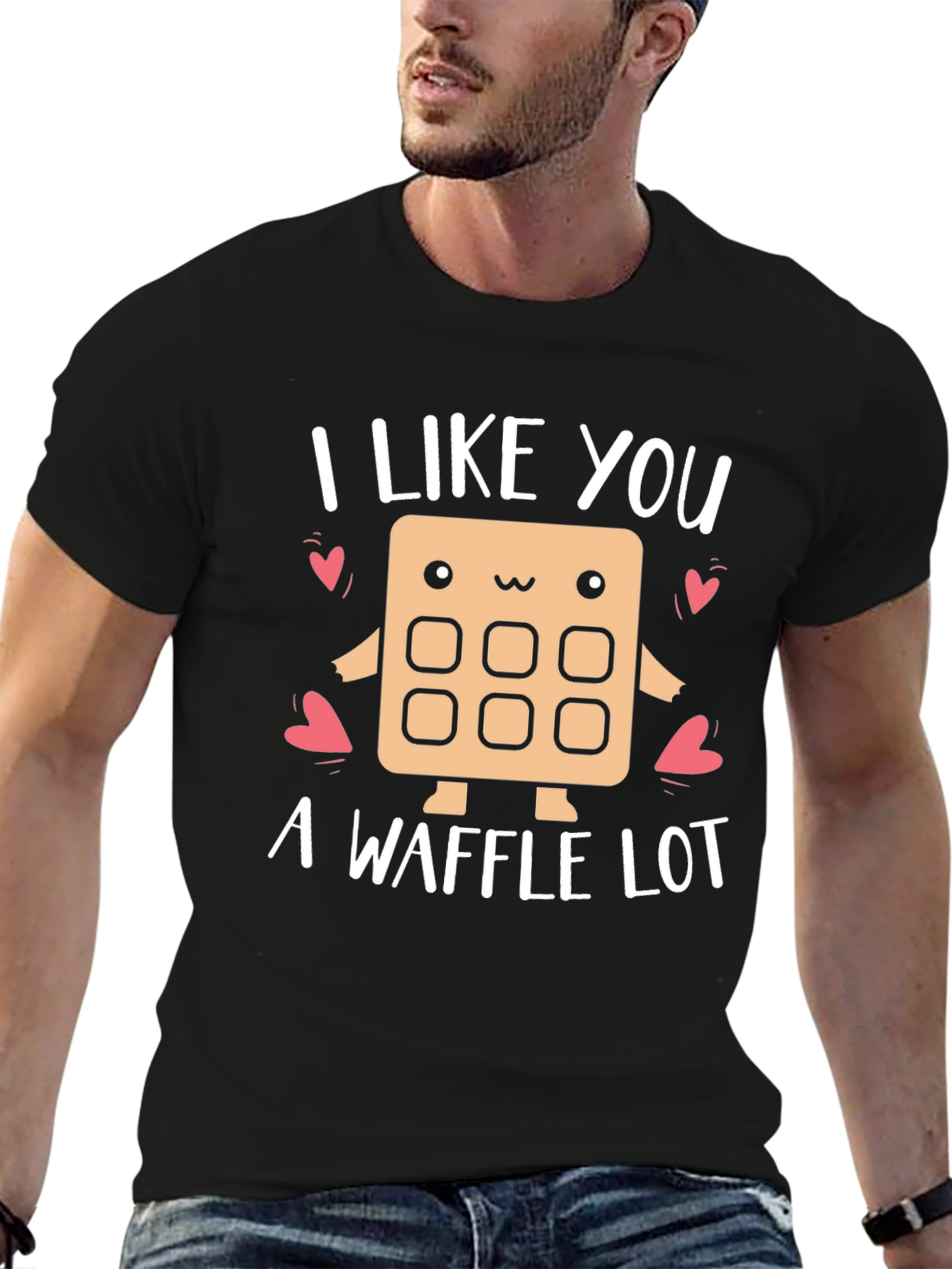 I Like You a Waffle Lot Graphic Tee
