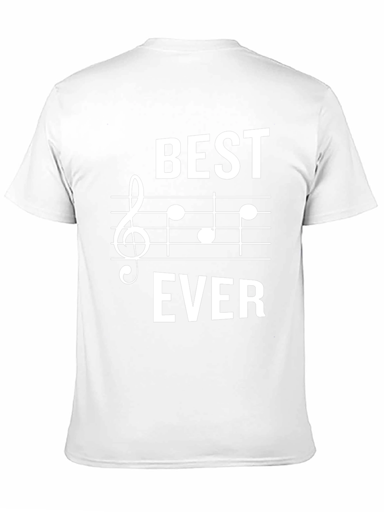 Best Ever Music T-Shirt | Treble Clef Staff Tee