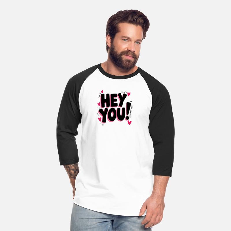 “hey you”fashionable personality sticker