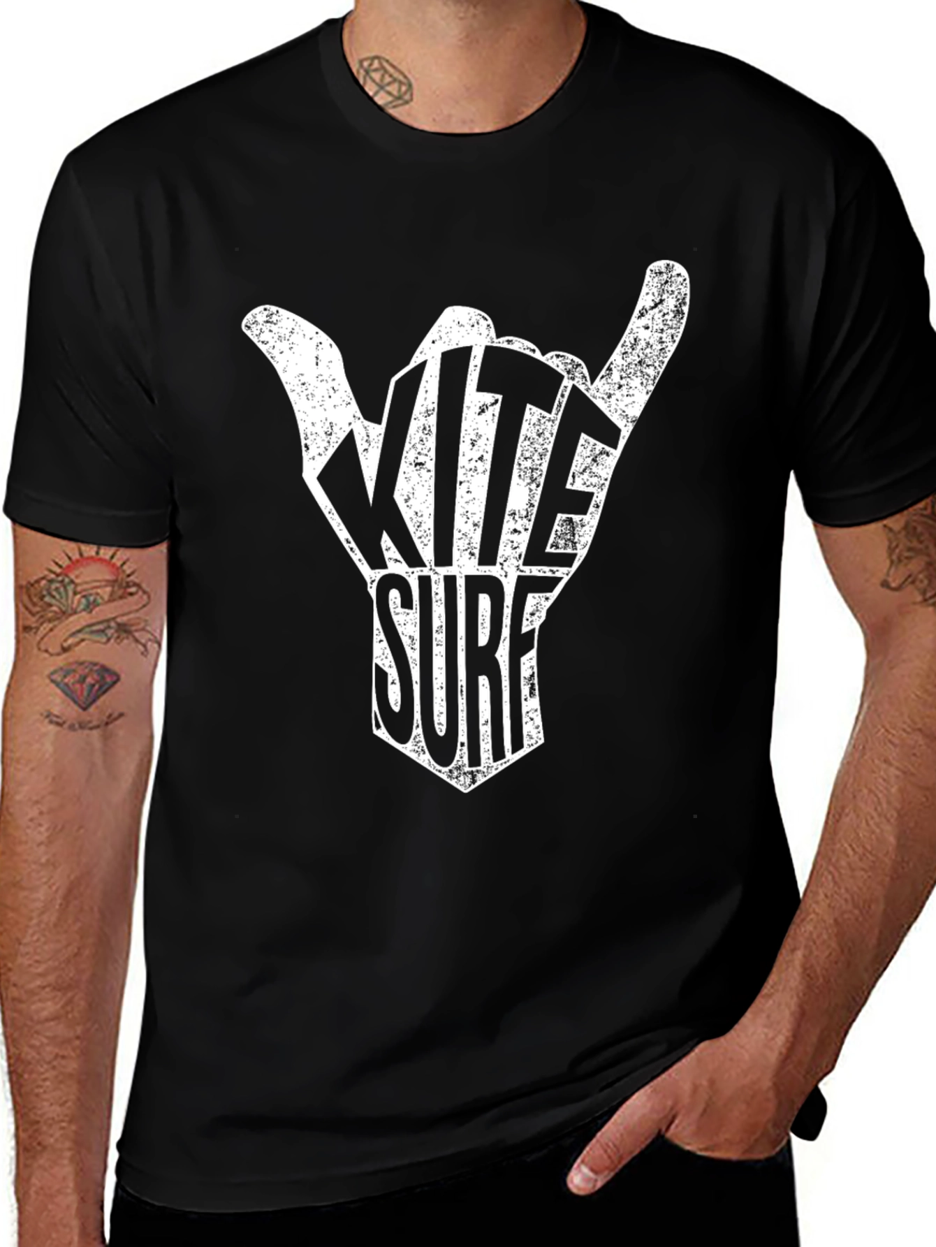 Kite Surf Graphic T-Shirt - Hang Loose Style