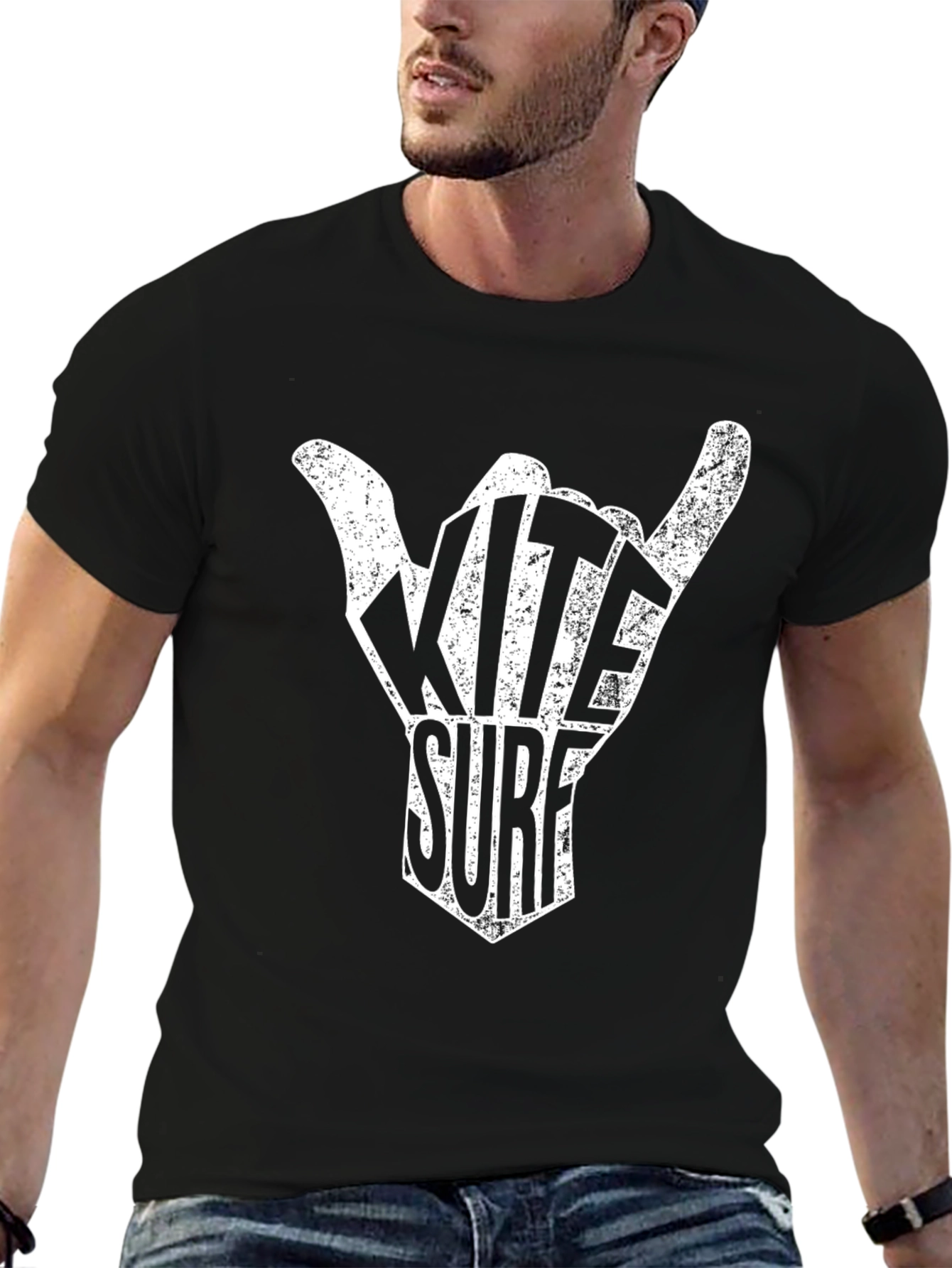 Kite Surf Graphic T-Shirt - Hang Loose Style