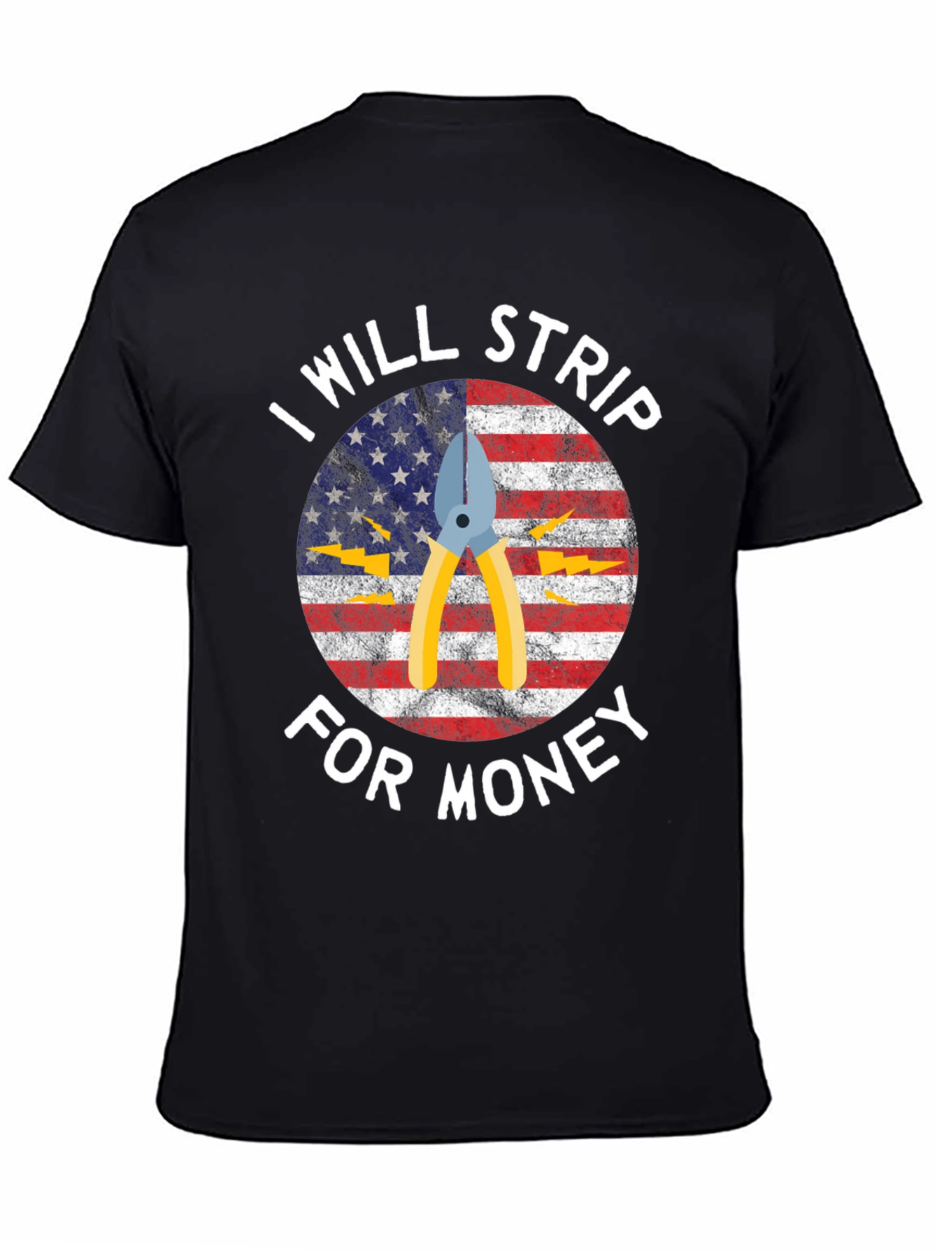 I Will Strip For Money Graphic T-Shirt