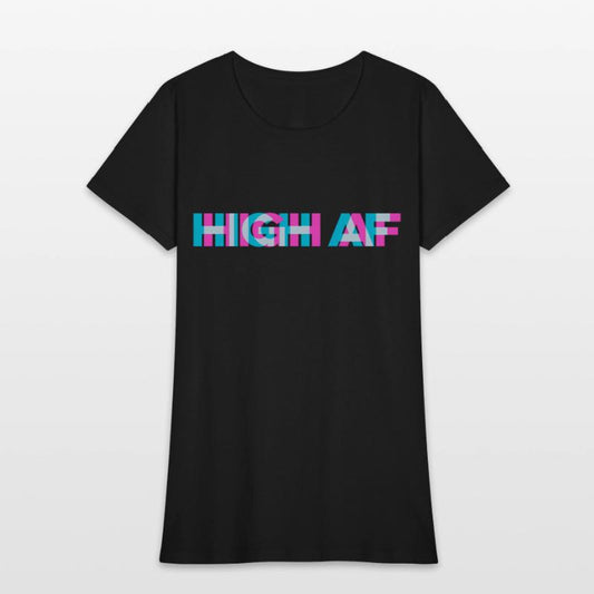 High Af Trippy Marijuana Fan For Party Festival