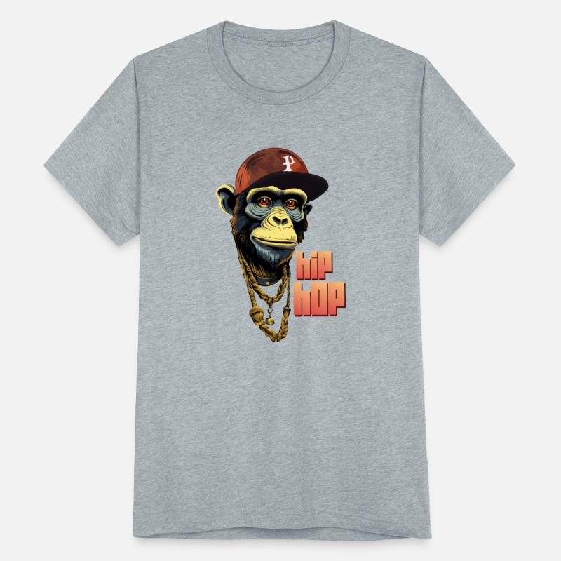 Hip hop monkey with rapper hat