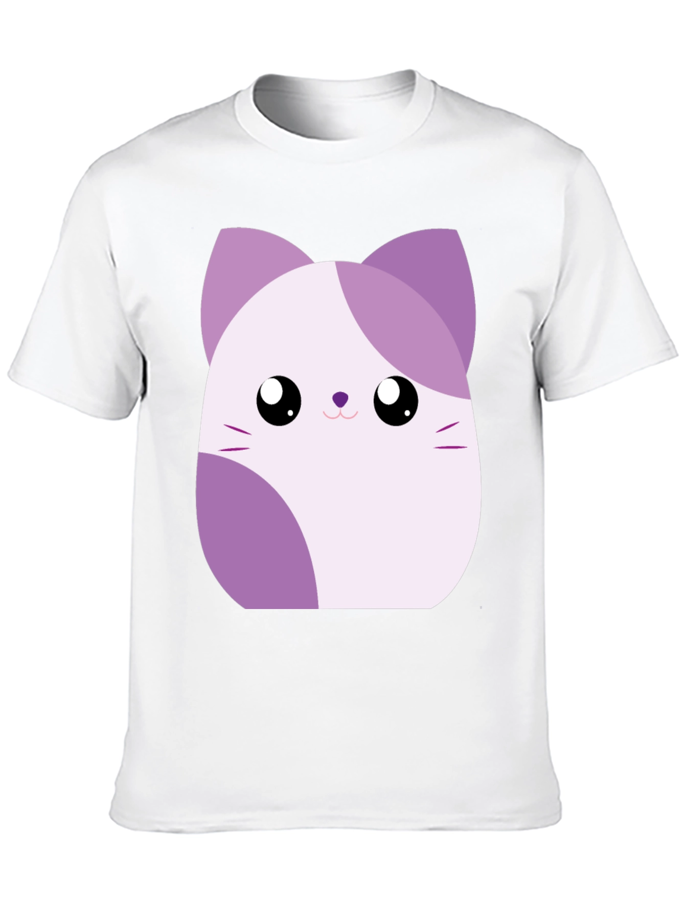 Cute Cat Squish T-Shirt - Kawaii Style