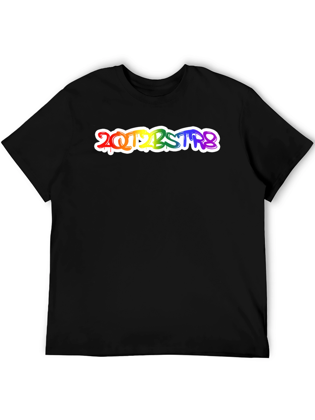 2QT2BSTR8 Rainbow Graphic T-Shirt