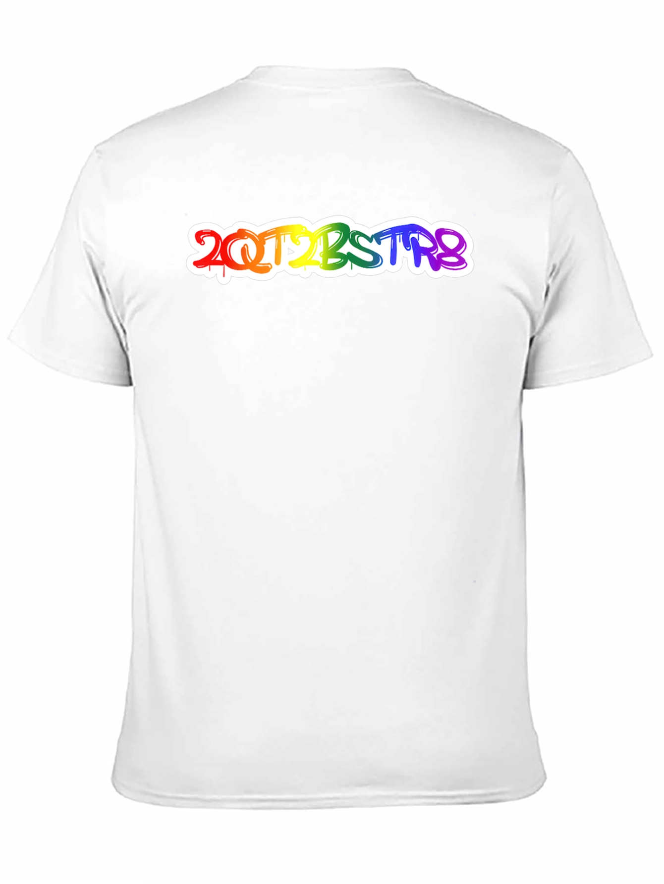 2QT2BSTR8 Rainbow Graphic T-Shirt