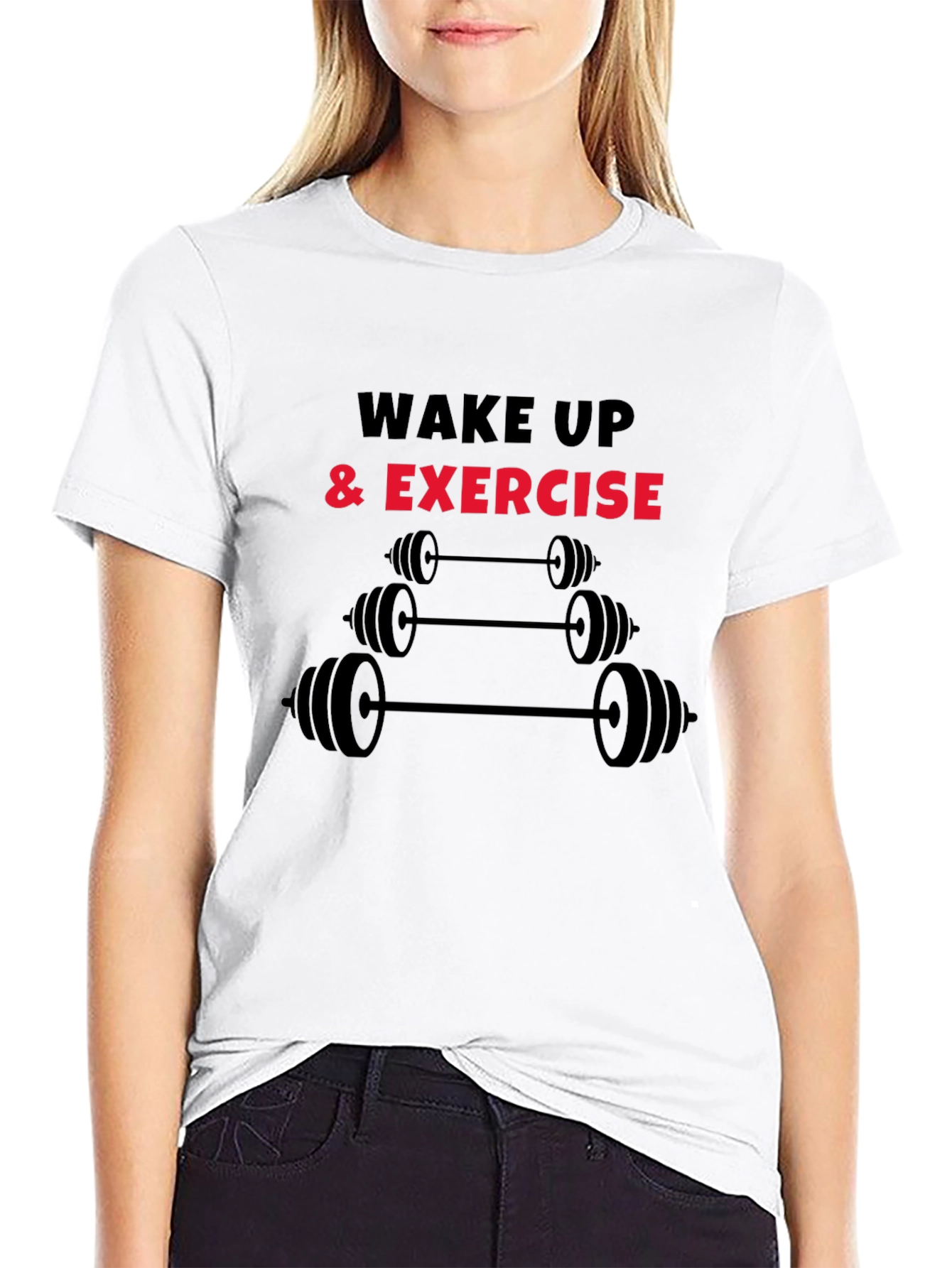 Wake Up & Exercise Graphic T-Shirt