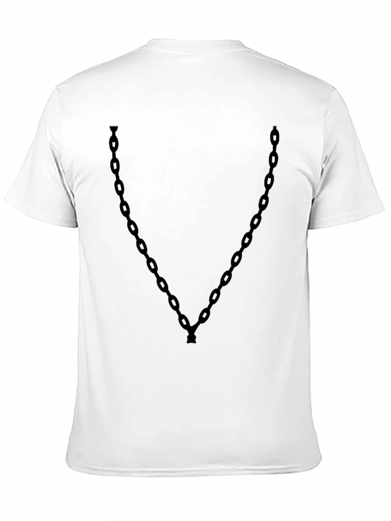 Chain Graphic Black T-Shirt - Stylish & Unique Design