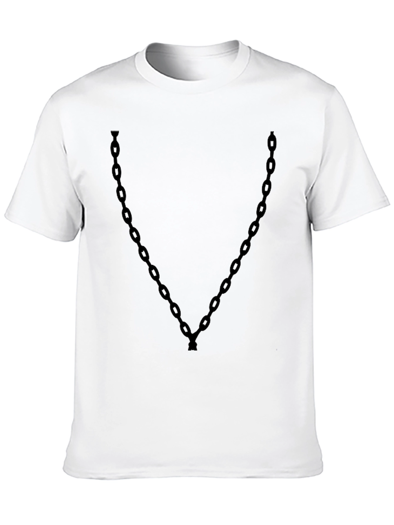 Chain Graphic Black T-Shirt - Stylish & Unique Design