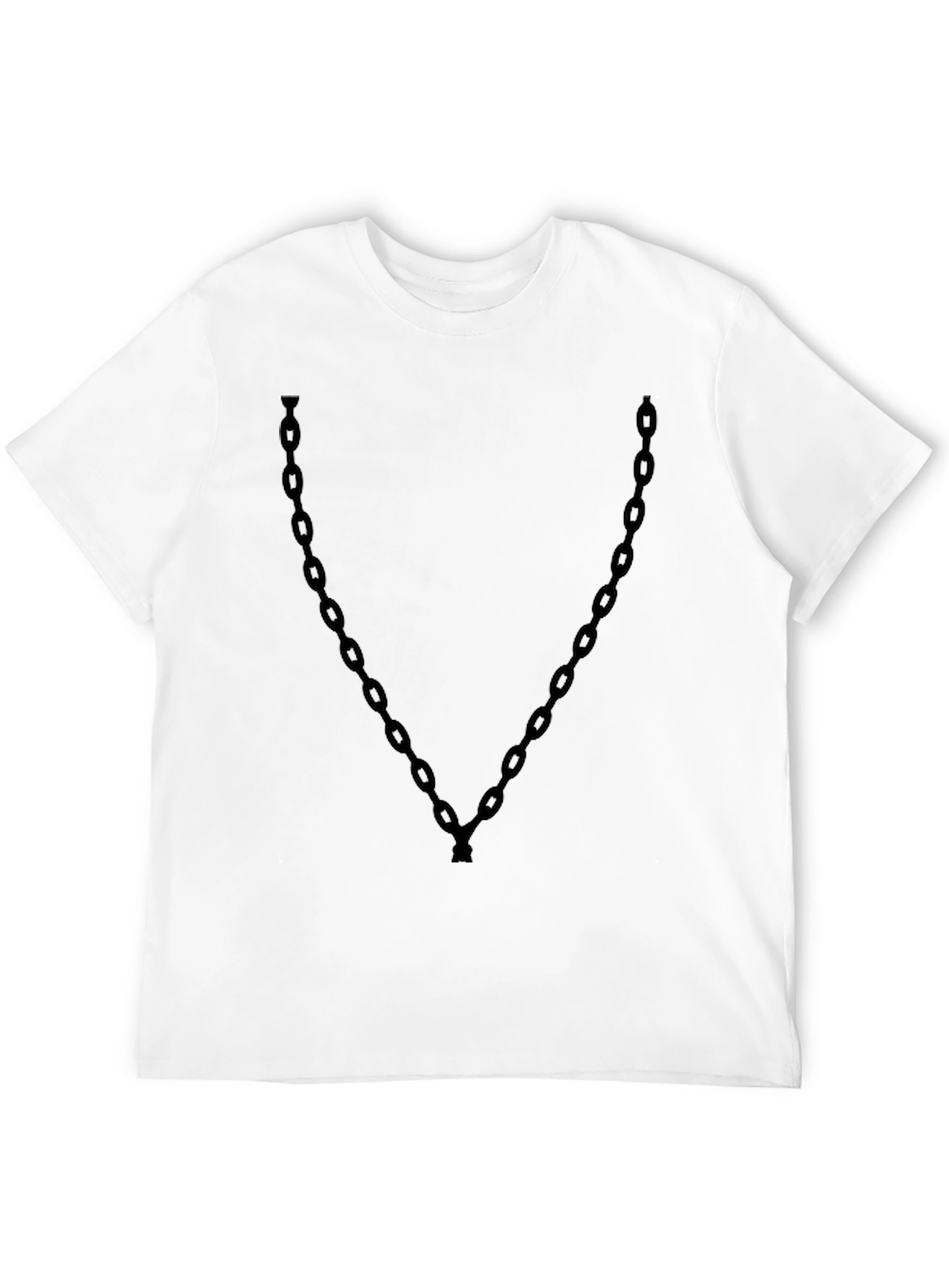 Chain Graphic Black T-Shirt - Stylish & Unique Design