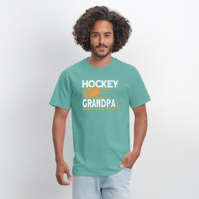 Hockey Grandpa Hockey Player Ice