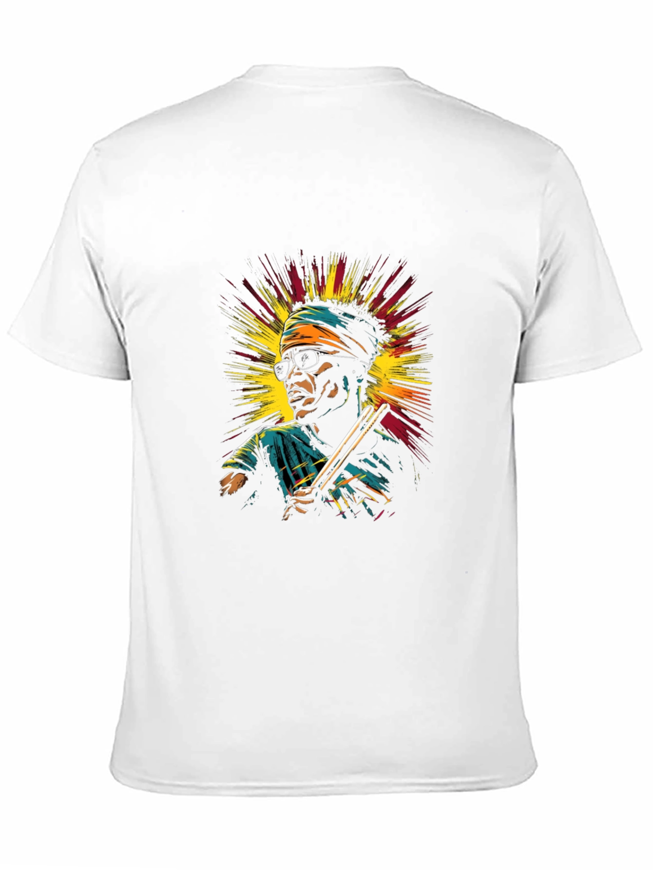 Cool Drummer Graphic Black Tee