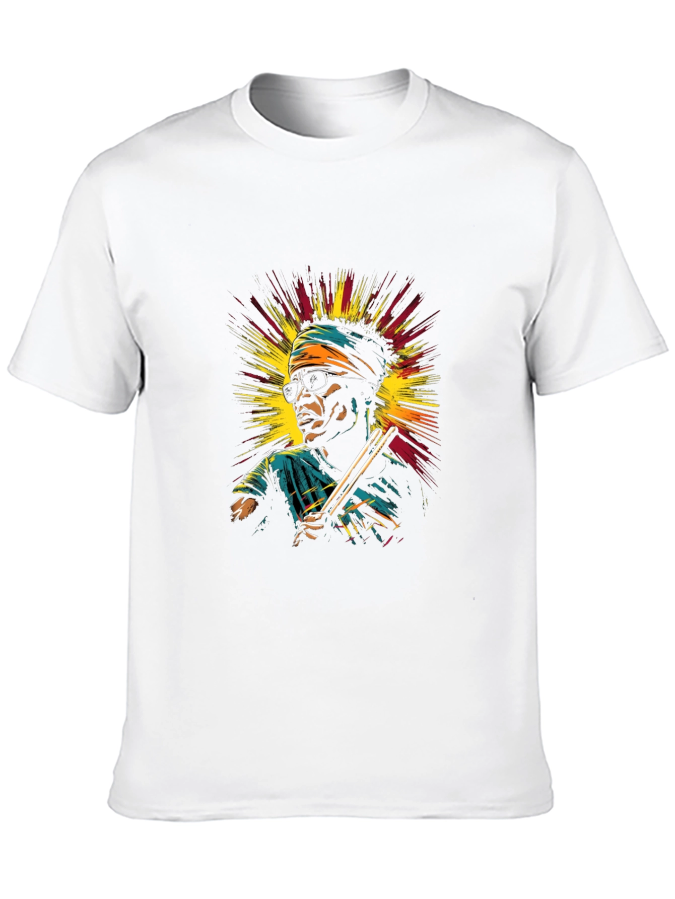 Cool Drummer Graphic Black Tee