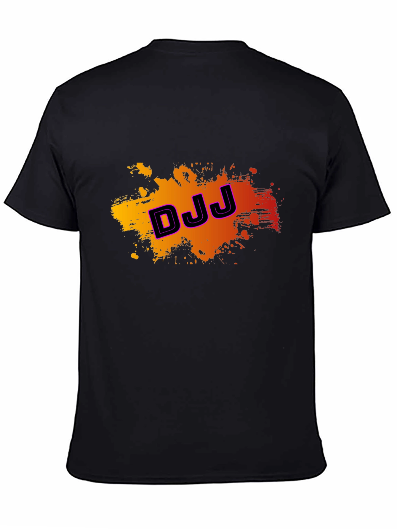 DJJ Graphic Print Black Tee