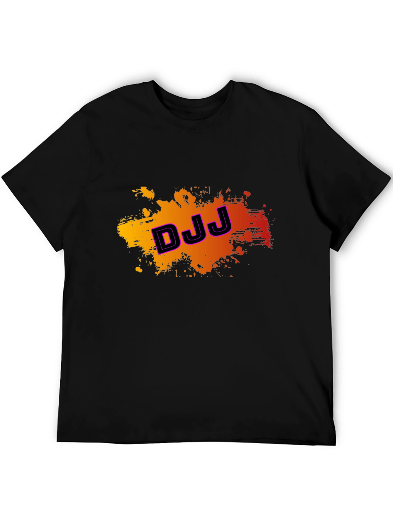 DJJ Graphic Print Black Tee