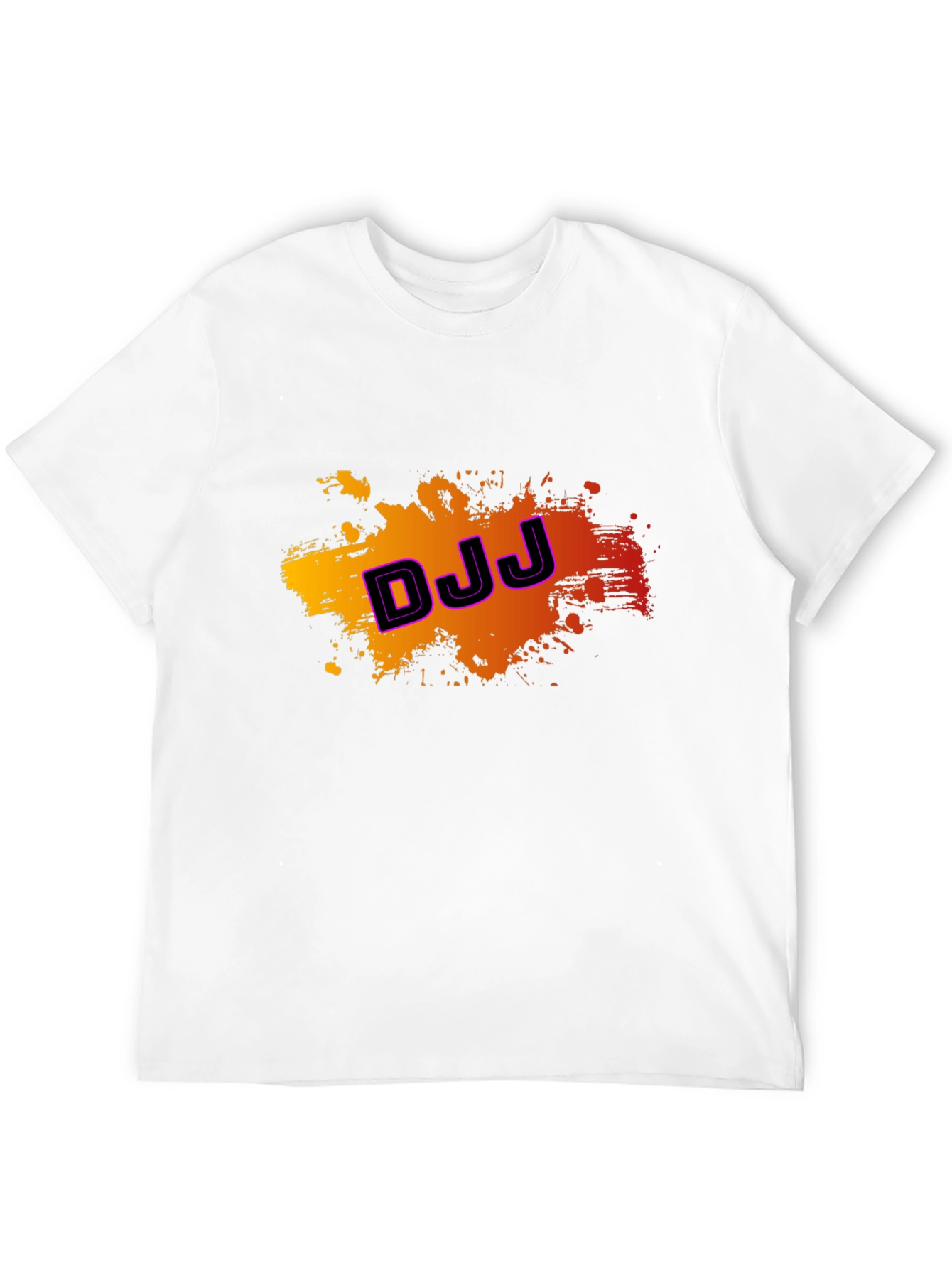 DJJ Graphic Print Black Tee